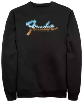 Мужской флисовый свитшот Fender Chrome Crew, черный