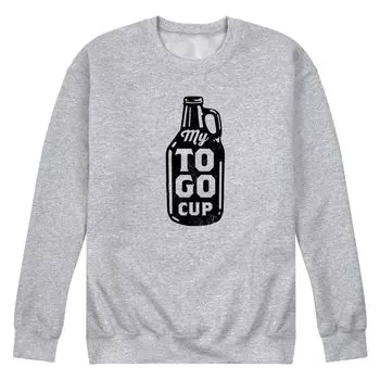 Мужской флисовый свитшот My To Go Cup Licensed Character