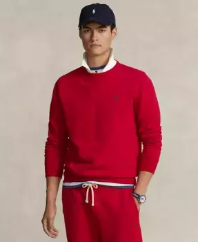Мужской флисовый свитшот RL Polo Ralph Lauren, красный