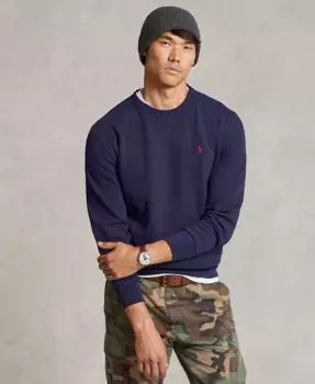 Мужской флисовый свитшот RL Polo Ralph Lauren, синий