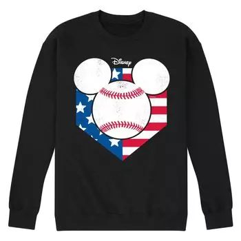 Мужской флисовый свитшот с бейсбольным флагом Disney's Mickey Mouse Licensed Character