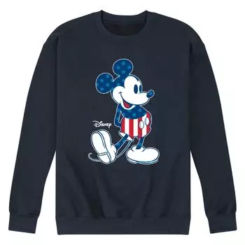Мужской флисовый свитшот с флагом Disney's Mickey Mouse Licensed Character