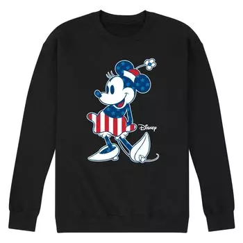 Мужской флисовый свитшот с флагом Disney's Minnie Mouse Licensed Character