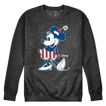 Мужской флисовый свитшот с флагом Disney's Minnie Mouse Licensed Character