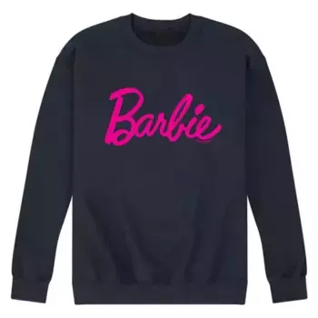 Мужской флисовый свитшот с классическим лого Barbie Licensed Character, синий