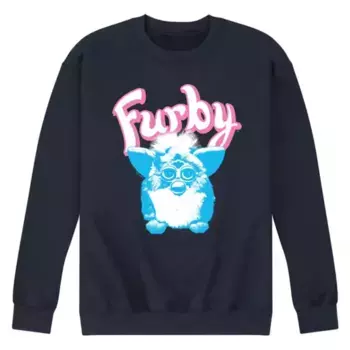 Мужской флисовый свитшот с логотипом Furby Licensed Character, синий