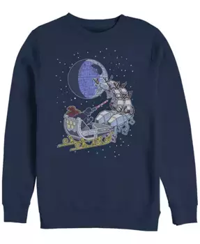 Мужской флисовый свитшот Star Wars Vader Sleigh Crew Fifth Sun, синий