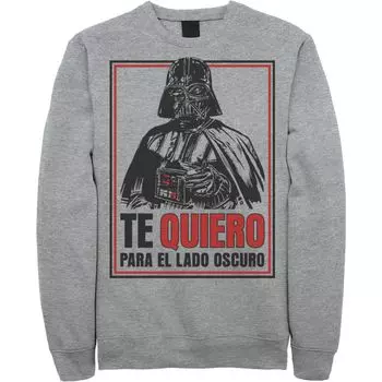 Мужской флисовый свитшот Te Quiero Para El Lado Oscuro Star Wars