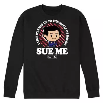 Мужской флисовый свитшот The Office Bacon Sue Me Licensed Character