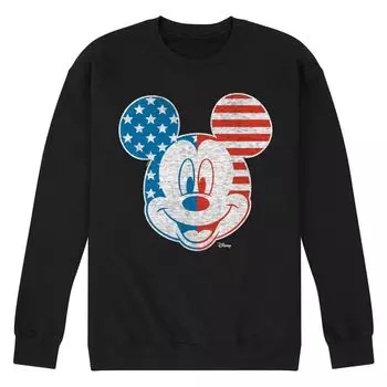 Мужской флисовый свитшот в полоску со звездами Disney's Mickey Mouse Licensed Character