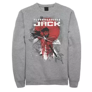 Мужской флисовый топ Cartoon Network Samurai Jack Wounded Warrior Fights Again Licensed Character