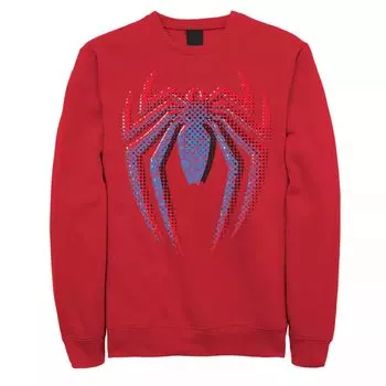 Мужской флисовый топ с градиентным логотипом Marvel Spider-Man Licensed Character