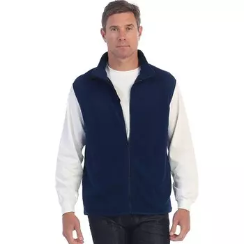 Мужской флисовый жилет Gioberti на полной молнии, цвет Navy M