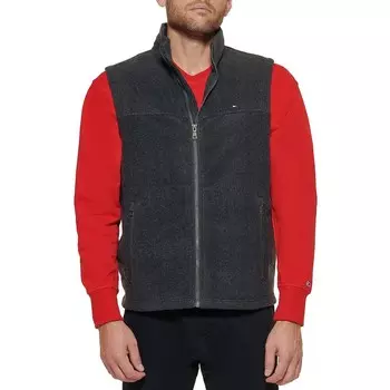 Мужской флисовый жилет Tommy Hilfiger, цвет Charcoal
