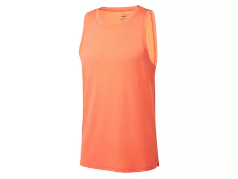 Мужской функциональный топ Crivit с технологией HeiQ Fresh, коралл