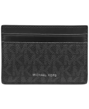 Мужской футляр для карт mason signature Michael Kors, черный