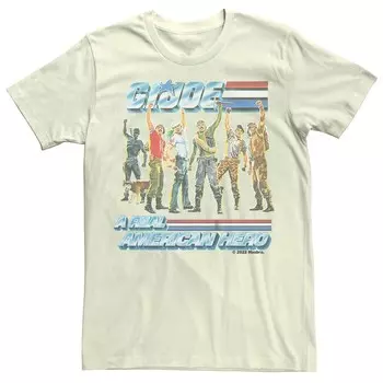 Мужской G. Классическая футболка Joe Classic с рисунком American Hero Licensed Character, цвет Natural