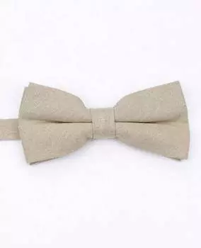 Мужской галстук-бабочка из лент бежевого цвета LE LIS