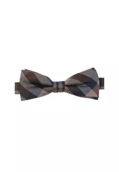 Мужской галстук-бабочка в клетку Venti, цвет Schoko