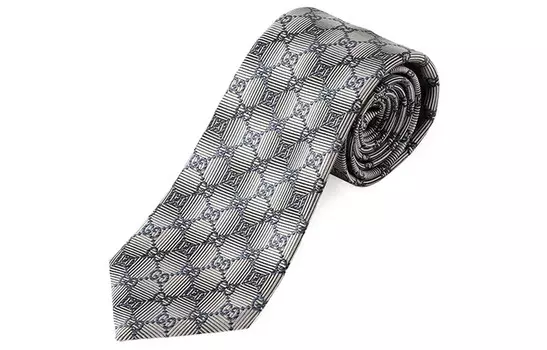 Мужской галстук GUCCI, Gray