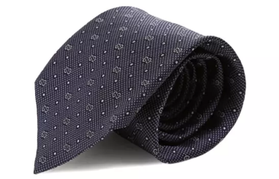 Мужской галстук GUCCI, Gray polka dots