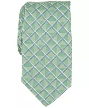 Мужской галстук Karmen Grid Perry Ellis, зеленый
