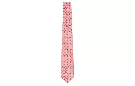 Галстук мужской Louis Vuitton By Tyler The Creator Monogram, розовый