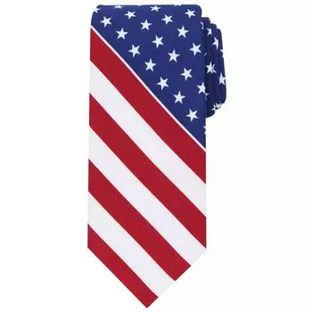 Мужской галстук с большим развевающимся флагом, сделанный на заказ Bespoke