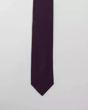 Мужской галстук с микроклеткой PuroEgo, пурпурный