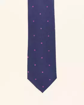 Мужской галстук в горошек PuroEgo, синий