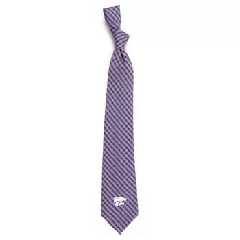 Мужской галстук в клетку Kansas State Wildcats