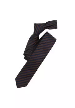 Мужской галстук в полоску Venti, коричневый