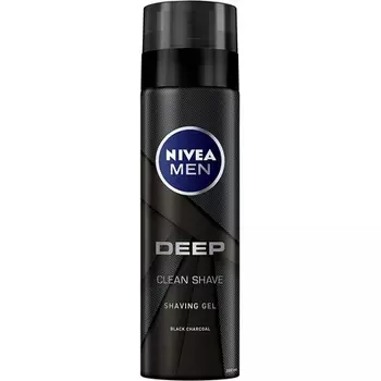 Мужской гель для глубокого бритья Black Carbon 200 мл, Nivea