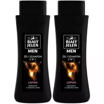 Мужской гель-шампунь с минералами 2x300 мл Biay Jele