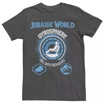 Мужской гиросферный рулон Jurassic World с футболкой Dinos Licensed Character
