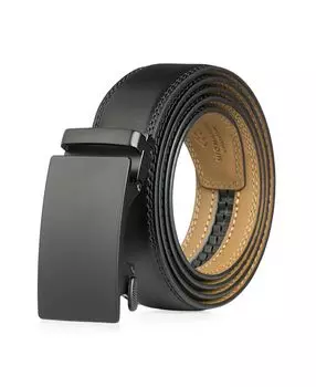 Мужской гладкий блестящий ремень с храповым механизмом Mio Marino