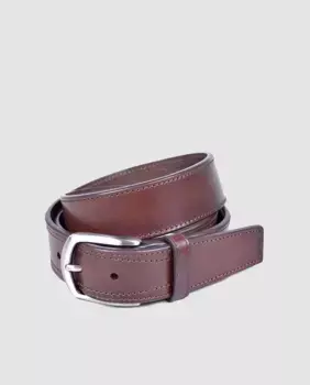 Мужской гладкий спортивный ремень толщиной 3,5 мм Olimpo, коричневый