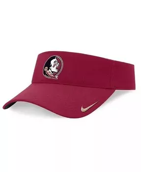 Мужской гранатовый регулируемый козырек Florida State Seminoles On-Field Ace Performance Nike, красный