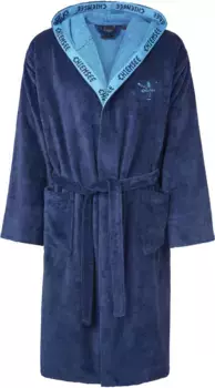 Мужской халат Chiemsee "Назаре" (1 шт.) выполнен из приятного мягкого велюра и впитывающей махровой ткани, синий