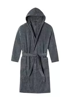 Мужской халат Essentials с капюшоном длиной 3/4 SCHIESSER, цвет C2 200 Anthazit