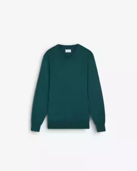 Мужской хлопковый джемпер Scalpers, темно-зеленый