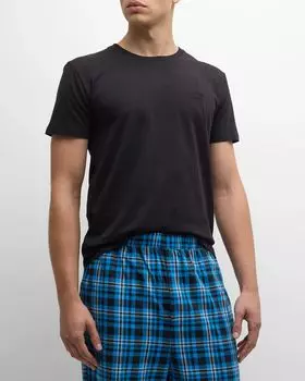 Мужской хлопковый пижамный комплект Moschino, цвет Light Blue Multi