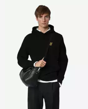 Мужской хлопковый свитшот Sanchi Skull Zadig & Voltaire, чёрный