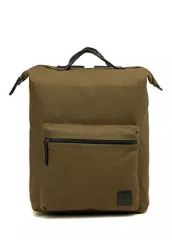 Мужской холщовый рюкзак с логотипом Academia, хаки