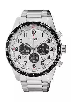 Мужской хронограф АН8160-52А CITIZEN, серебро