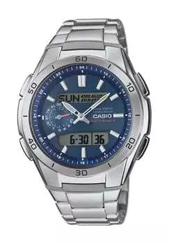 Мужской хронограф Wave Ceptor WVA-M650D-2AER CASIO, серебро