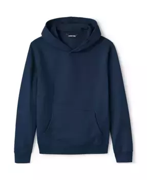 Мужской худи с капюшоном Lands' End, синий