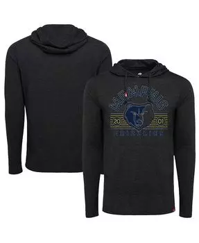 Мужской и женский черный пуловер с капюшоном Memphis Grizzlies Beale Street Hometown Rowan Sportiqe, черный