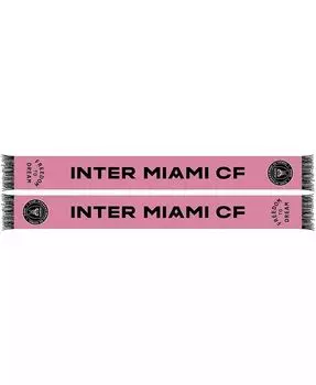 Мужской и женский розовый трикотажный шарф Inter Miami CF с крючками Ruffneck Scarves, розовый