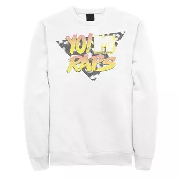 Мужской Йо! Винтажный флис MTV Raps Licensed Character